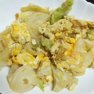 簡単✿キャベツ＆卵の味噌炒め✿